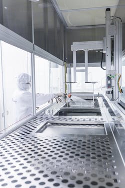 The design, workmanship, and features of the systems prevent cross-contamination and re-contamination. They are designed for connection or integration into a cleanroom. The design, workmanship, and features of the systems prevent cross-contamination and re-contamination. They are designed for connection or integration into a cleanroom.