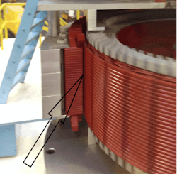 Figure 1: Air gaps are a small part of the overall system and must be set to a tight tolerance. Figure 1: Air gaps are a small part of the overall system and must be set to a tight tolerance.