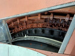 Figure 2: Generator air gaps leave virtually no room for error or lack of precision. Figure 2: Generator air gaps leave virtually no room for error or lack of precision.