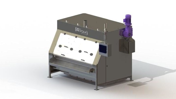 The REVOLV belt coater from AD Process Equipment&mdash;an ideal solution for fast, efficient coating of nuts, dried fruit, pretzels, and more.