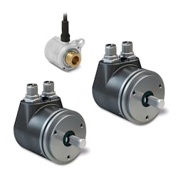 The AH25S, WV5800M, and WV58MR encoders from SIKO. The AH25S, WV5800M, and WV58MR encoders from SIKO.