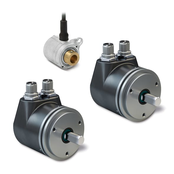The AH25S, WV5800M, and WV58MR encoders from SIKO.