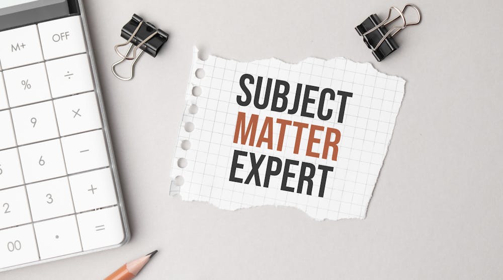 Subject matter expert (SME)