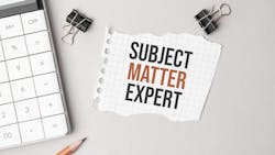 Subject matter expert (SME) Subject matter expert (SME)