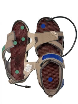 Sandals with sensors