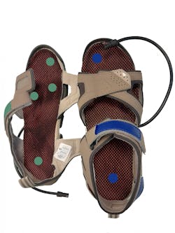 Sandals with sensors Sandals with sensors