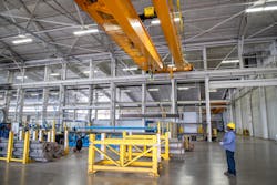 Getting new cranes to work on the current bridge kept the upgrade cost-effective. Getting new cranes to work on the current bridge kept the upgrade cost-effective.