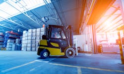 Warehouse forklift dock Warehouse forklift dock