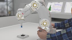 ABB IRB 1010 robot. ABB IRB 1010 robot.