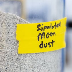 Simulated moon dust