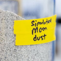 Simulated moon dust Simulated moon dust