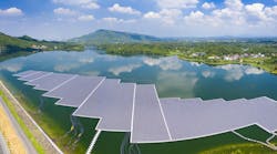 Floating solar plant Floating solar plant
