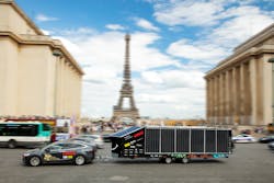 SolarButterfly driving in France. SolarButterfly driving in France.