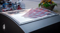 Smart Bin solar panels Smart Bin solar panels