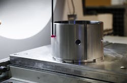 After complete machining, the quality is documented externally on a coordinate measuring machine. After complete machining, the quality is documented externally on a coordinate measuring machine.