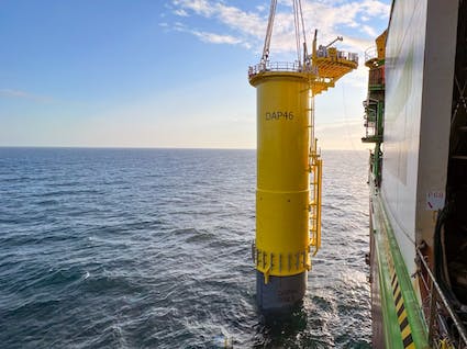 First Foundation Installed At Dogger Bank Wind Farm