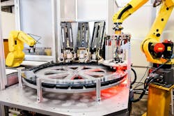 Automation robot cell Automation robot cell