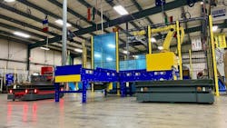 Automation cell with AMRs Automation cell with AMRs