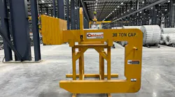 The C-hooks are each 60,000-lb. (27,000-kg) capacity.