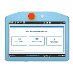 Universal Robots' graphical interface pioneered the way robots are programmed. Universal Robots' graphical interface pioneered the way robots are programmed.