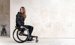 PARAFREE wheelchair in use PARAFREE wheelchair in use