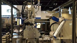 By combining industrial robots with injection molding machines, manufacturers can achieve significantly faster injection speeds. By combining industrial robots with injection molding machines, manufacturers can achieve significantly faster injection speeds.