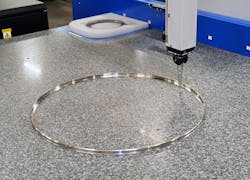 Close-up of the brush seal being inspected on the Evo 15.15.10. Close-up of the brush seal being inspected on the Evo 15.15.10.