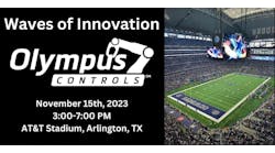 Waves of Innovation offers unique networking with industry experts in an awe-inspiring venue. “We hope our attendees will be energized by good conversations, new ideas, and cutting-edge technology without being distracted by the trappings of their traditional workplace,” says Nick Armenta, regional manager of Olympus Controls hosting the event. Waves of Innovation offers unique networking with industry experts in an awe-inspiring venue. “We hope our attendees will be energized by good conversations, new ideas, and cutting-edge technology without being distracted by the trappings of their traditional workplace,” says Nick Armenta, regional manager of Olympus Controls hosting the event.