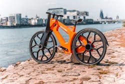 igus bike made from recycled plastic.