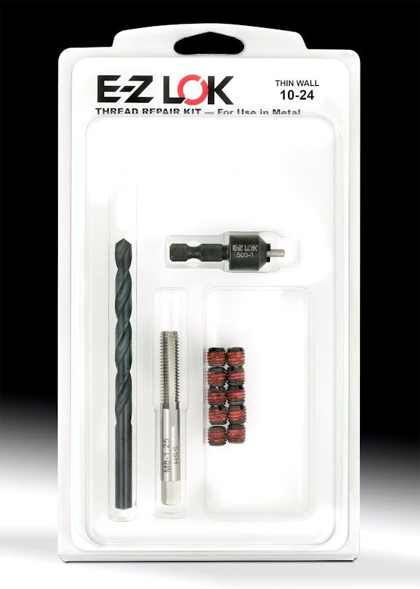 EZ Lok Threaded Inserts and Kits for Metal New Equipment Digest