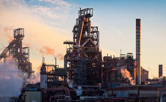 The Tata Steel plant at Port Talbot, South Wales.