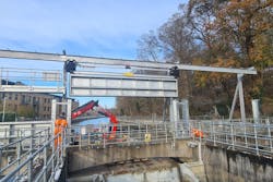 Hoist & Winch Ltd. supplied a special tandem hoist system as part of improvements to Environment Agency flood defence assets at Taplow Weir on the Jubilee Relief Channel. Hoist & Winch Ltd. supplied a special tandem hoist system as part of improvements to Environment Agency flood defence assets at Taplow Weir on the Jubilee Relief Channel.