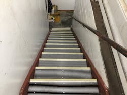 Completed look - looking down Completed look - looking down