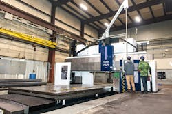 The Mvr40 Hx Milling Machine Running At Miller Fabrication Solutions&apos; Facility