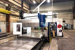 The MVR40Hx milling machine running at Miller Fabrication Solutions' facility. The MVR40Hx milling machine running at Miller Fabrication Solutions' facility.