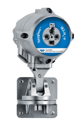 The Spyglass IR3-H2-V flame detector. The Spyglass IR3-H2-V flame detector.