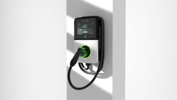 AC Elite G2 EV Charger on the wall