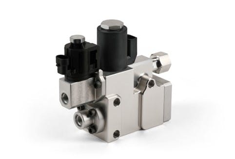 EMH mechatronic hydrogen pressure regulator