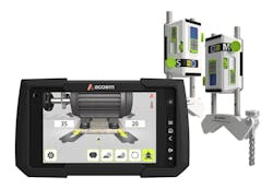 The AT-400 Shaft Alignment System's dual sweep method captures accurate measurements during shaft rotation, ensuring optimal alignment. The AT-400 Shaft Alignment System's dual sweep method captures accurate measurements during shaft rotation, ensuring optimal alignment.