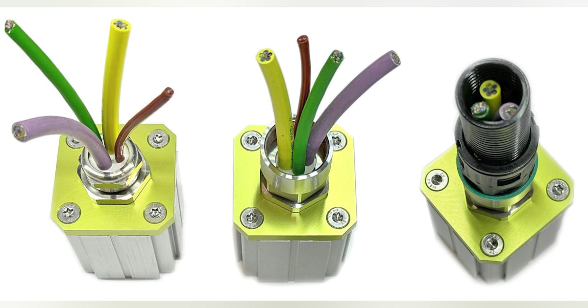 RWA+C Cable Routing Outlet for Protective Enclosures | New Equipment Digest
