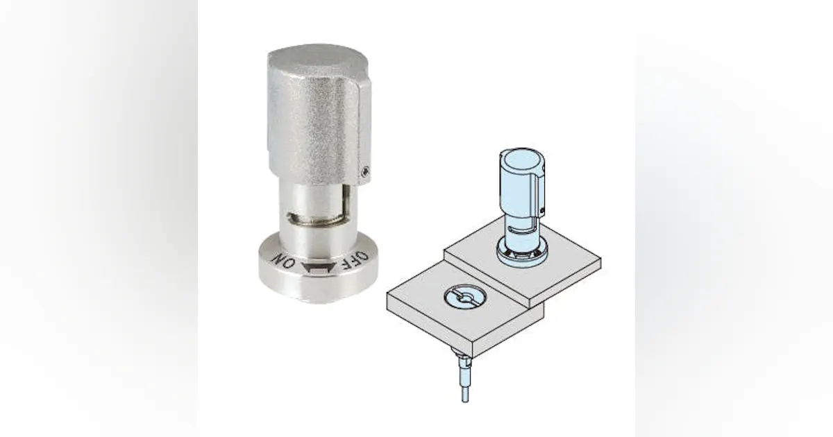 Retractable, Quarter-Turn Knob-locking Pins | New Equipment Digest