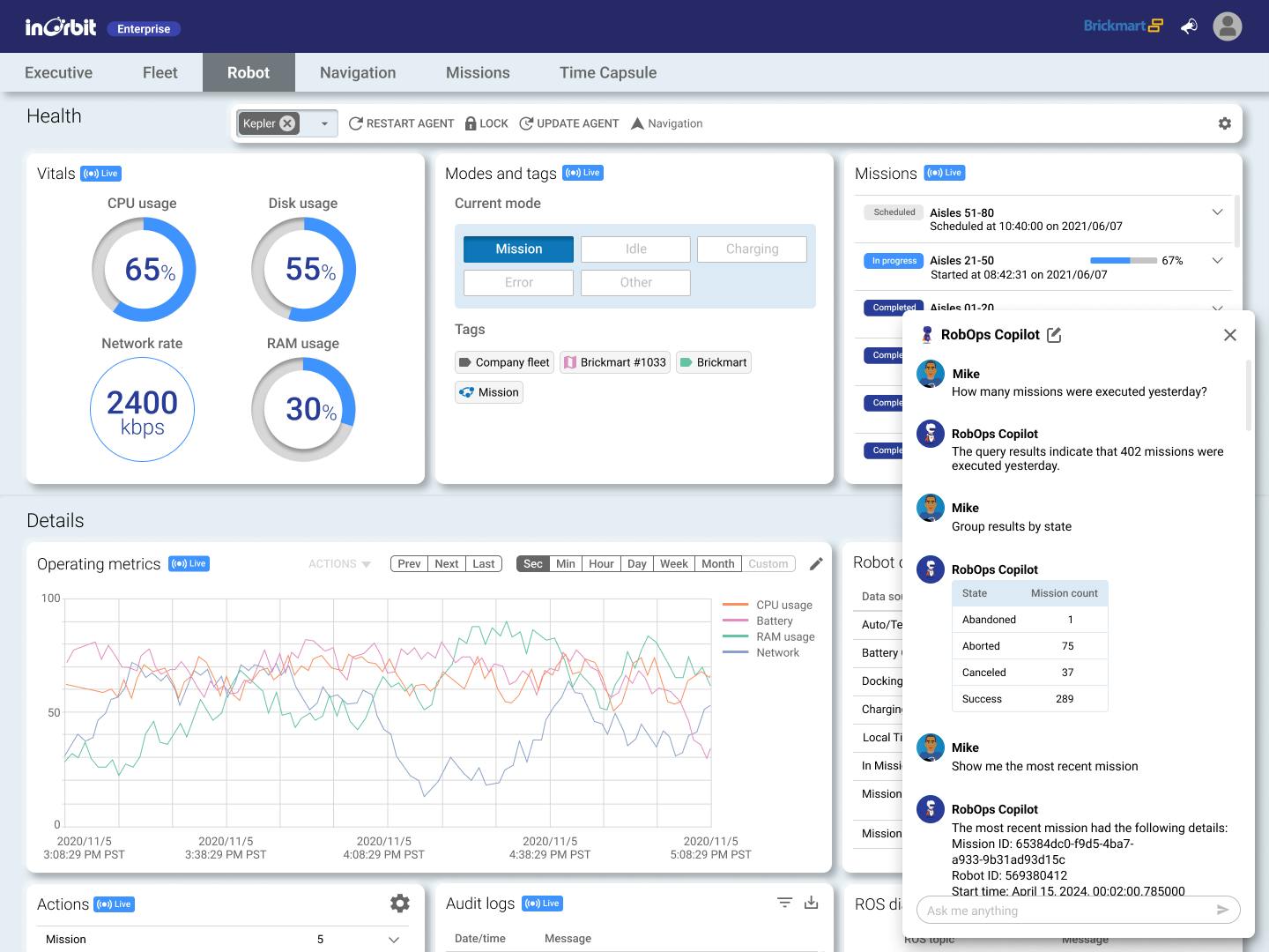 RobOps Copilot Software