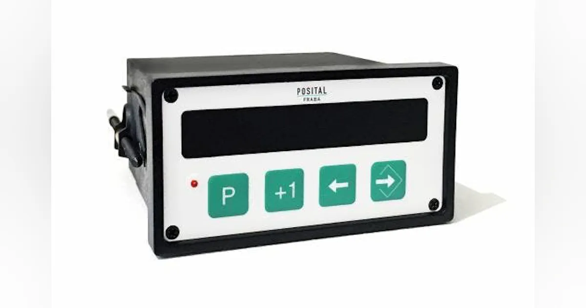 Versatile Display Units for Rotary Encoders | New Equipment Digest