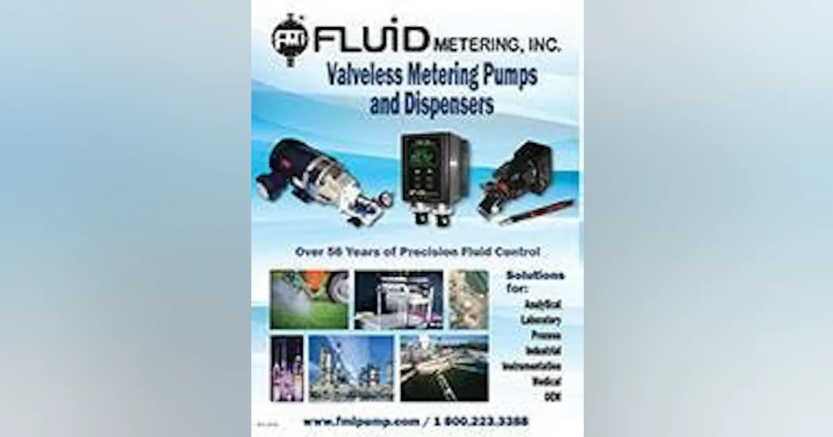 Catalog of Valveless Fluid Control Solutions | New Equipment Digest
