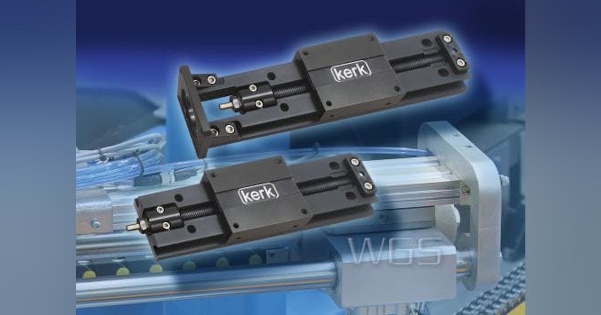 Compact Integrated Linear Slide System | New Equipment Digest