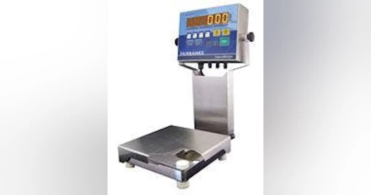 Dighest Scale Stainless Steel Bench Scales | New Equipment Digest