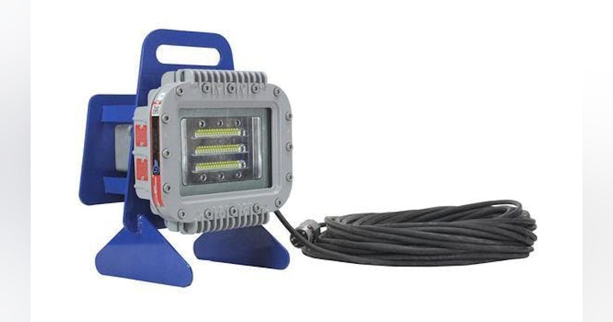 Portable Explosion Proof LED Light with Inline Switch | New Equipment ...
