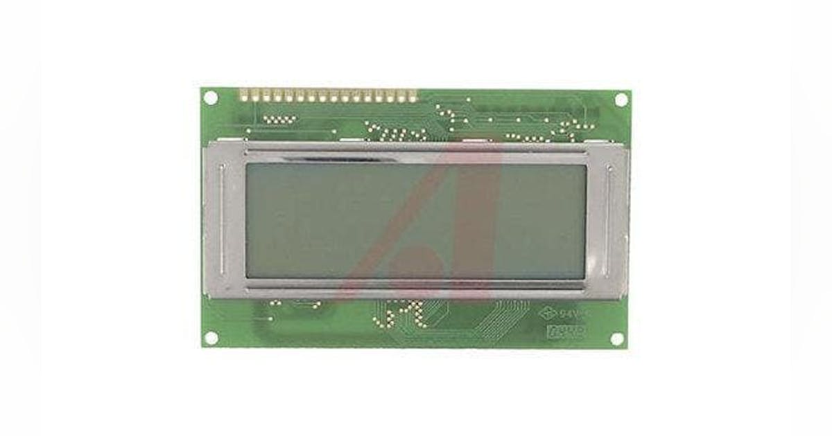Module, LCD; 20 x 4 mm; 5 x 8; 5 V (Typ.); 12 mA (Typ.); -20 degC; degC ...