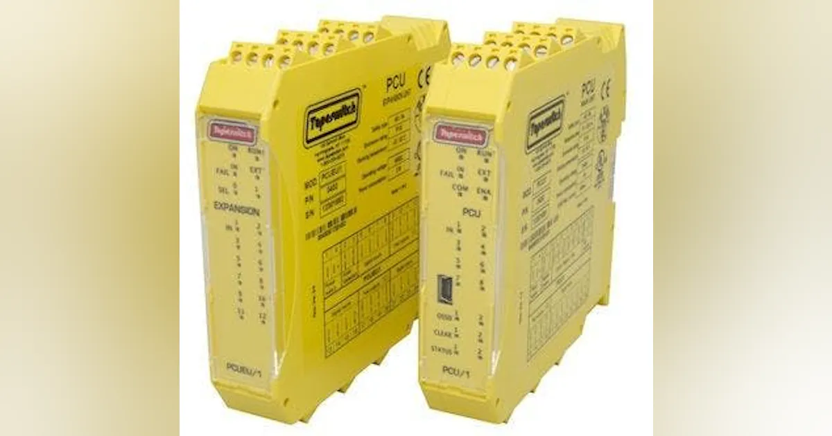 PCU Programmable Safety Control Unit | New Equipment Digest