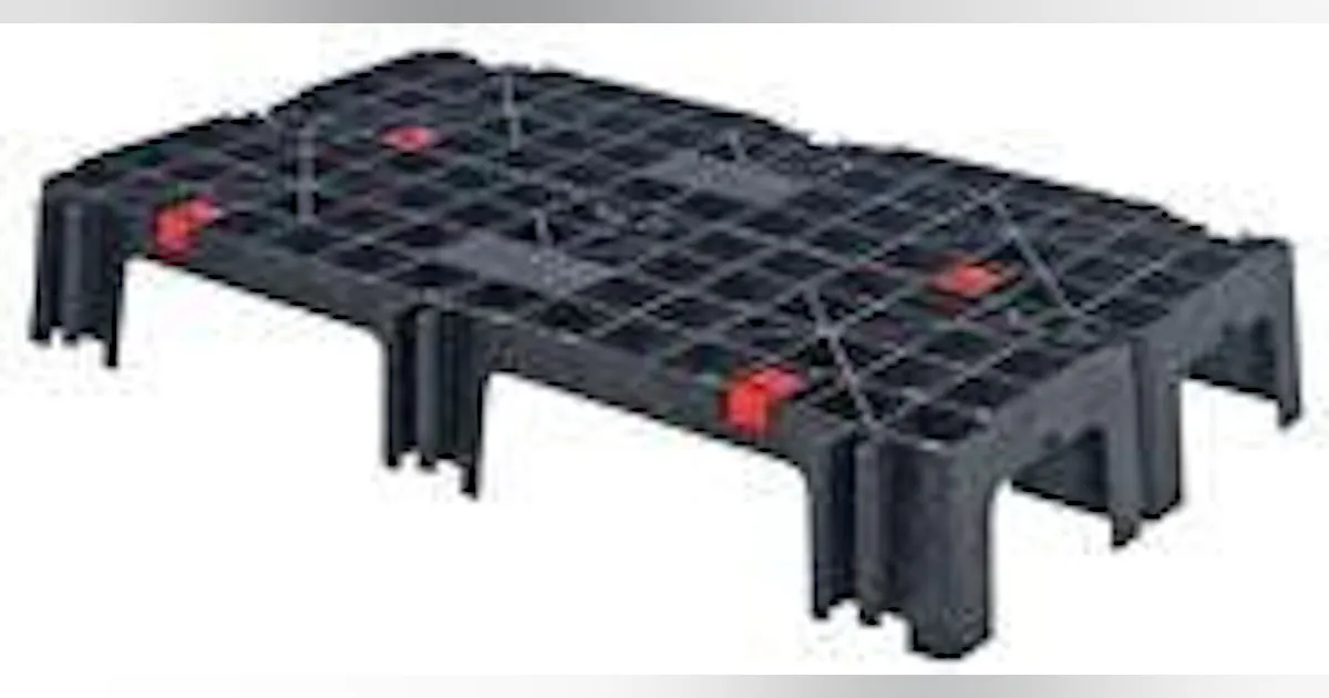 Expandable, Unbreakable, Reusable Pallet | New Equipment Digest